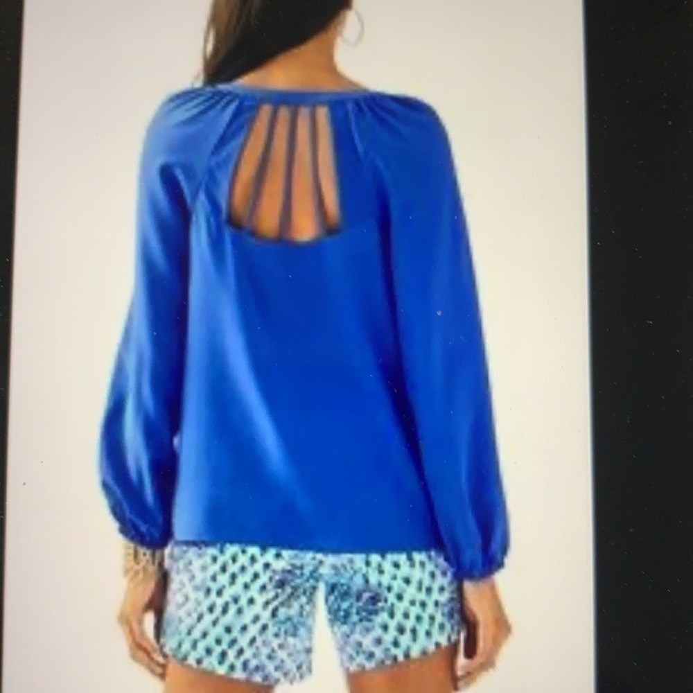 Lilly Pulitzer Leslie Silk Top XS
